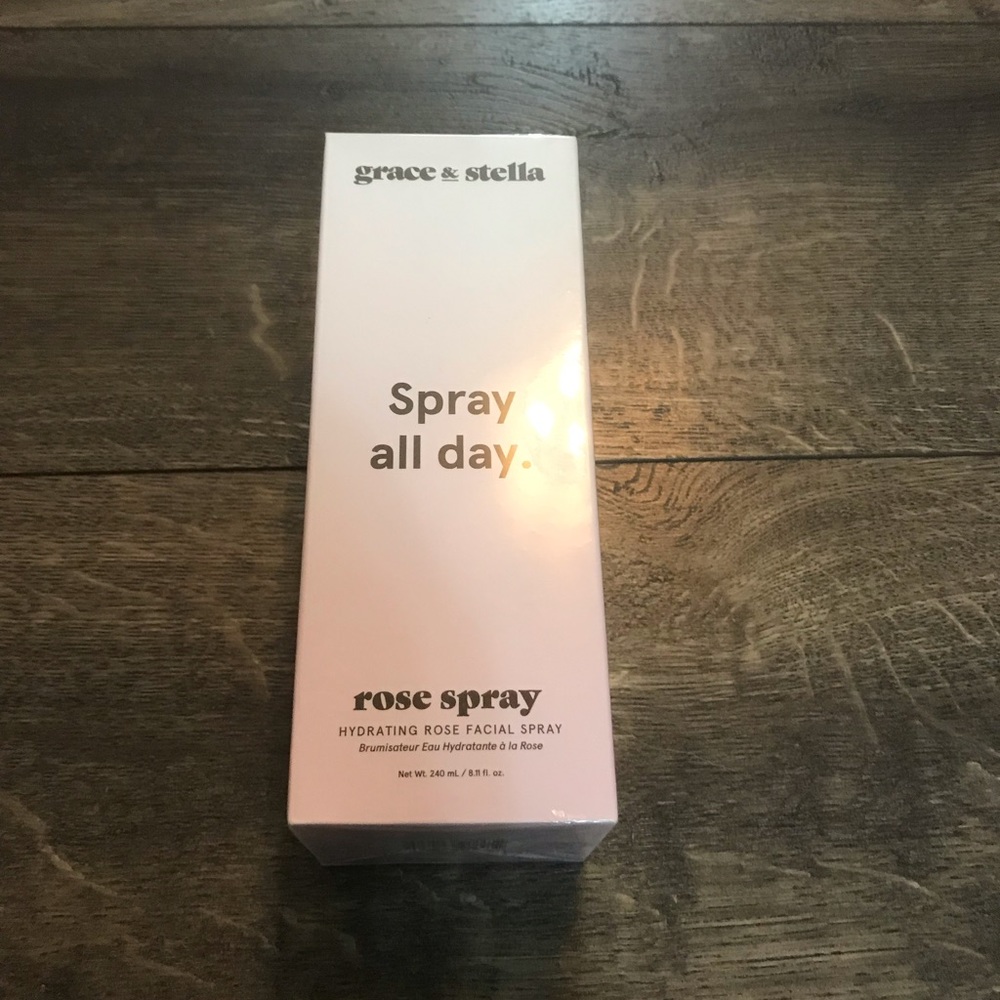 grace & stella Spray all day rose‎ spray NIB